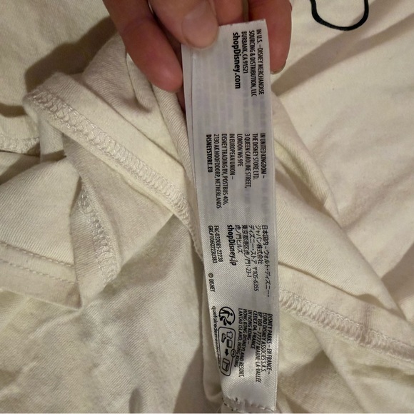 Disneyland Paris White and Black Mickey Mouse Tee - Picture 7 of 7